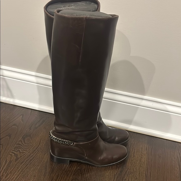 Christian Louboutin Brown Heeled Boots